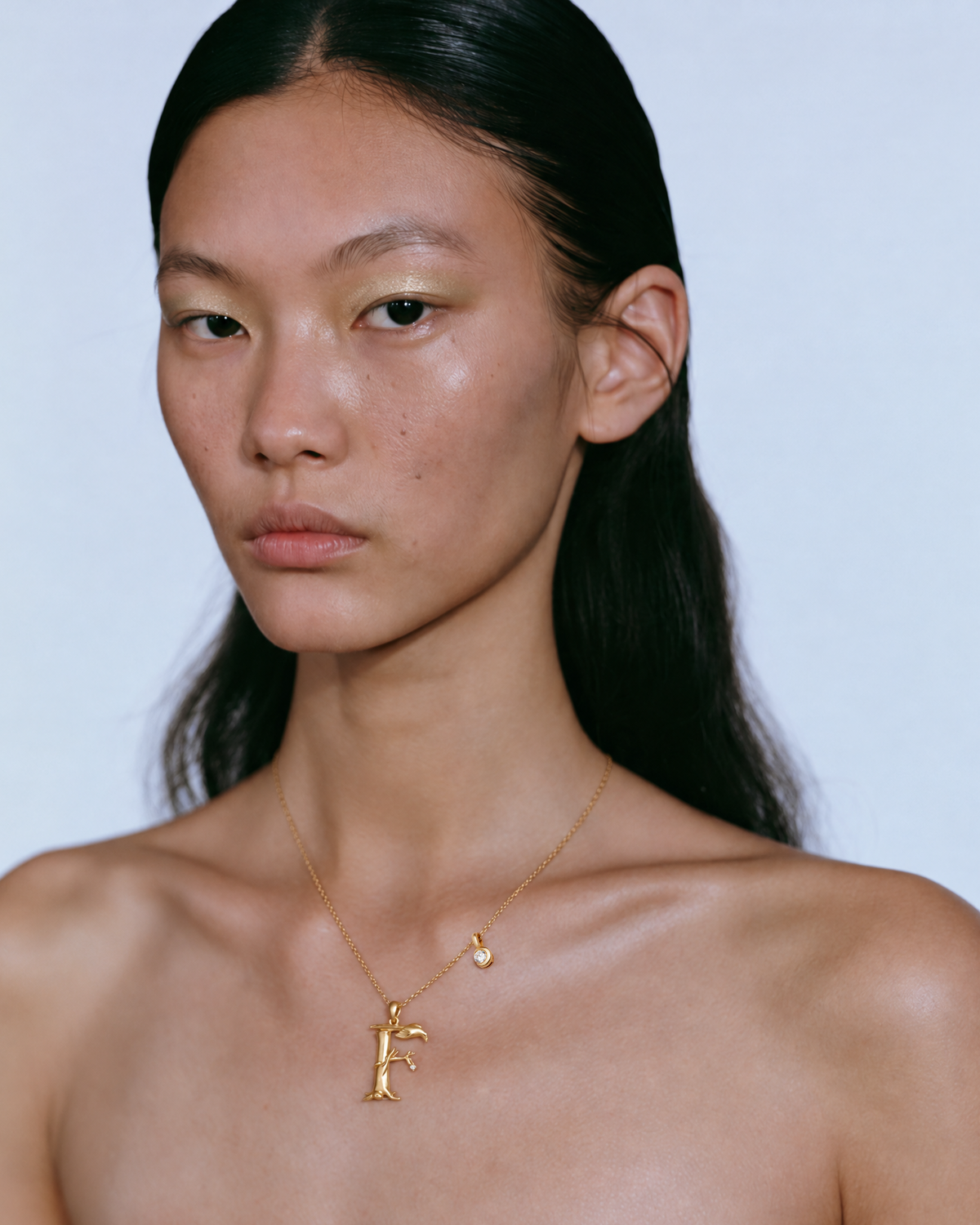 F Initial Necklace