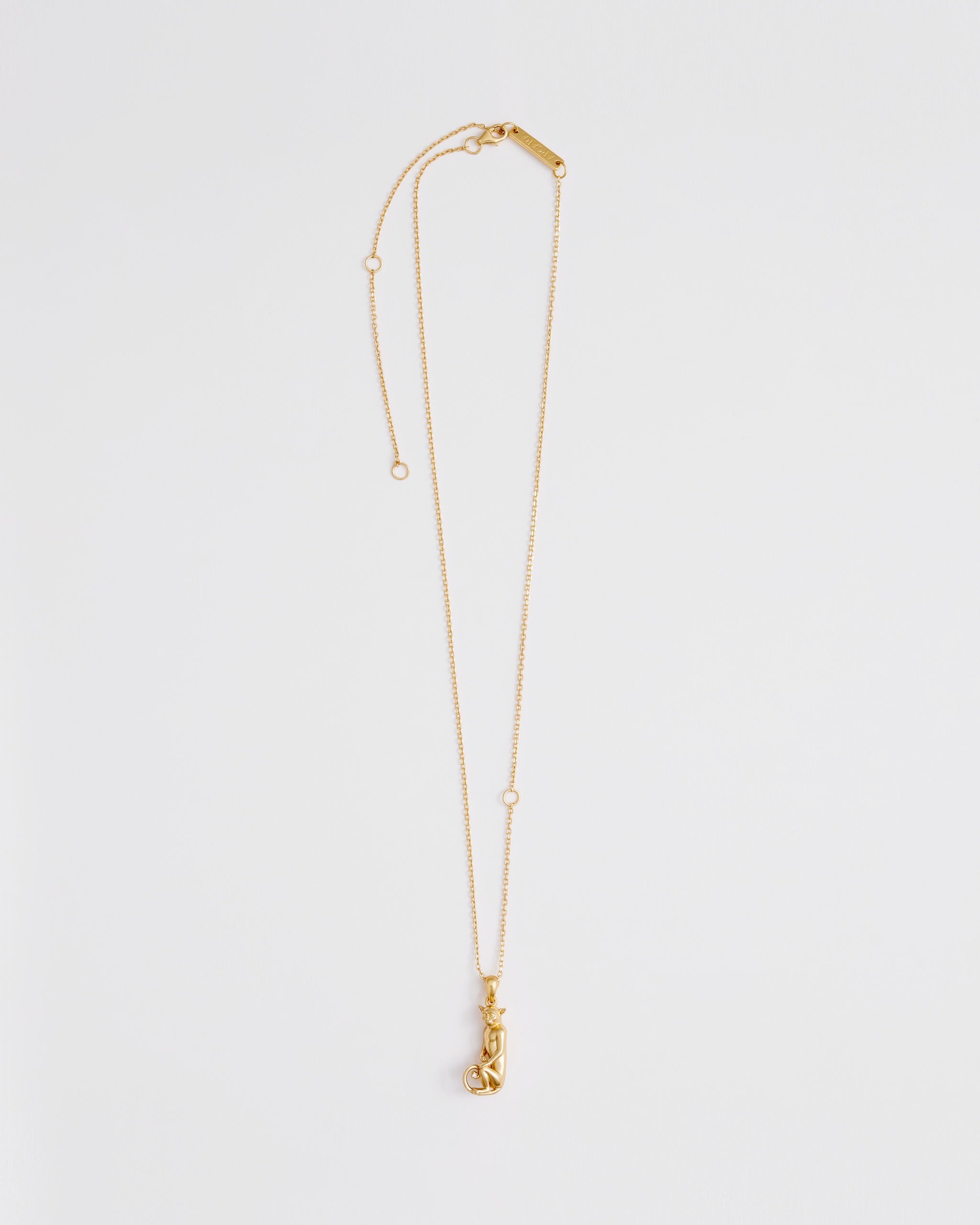 J Initial Necklace — The Vervet Monkey | Gold & Silver | Arcara Paris