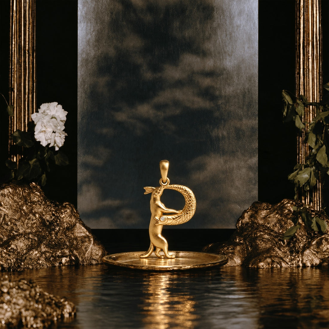 P Initial Necklace