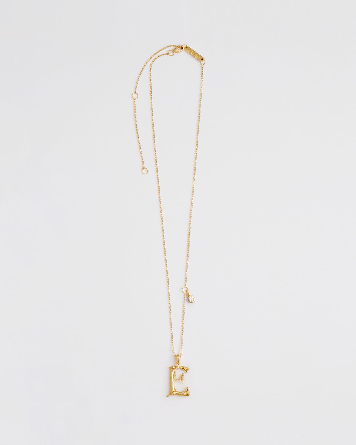 E Initial Necklace — The Rabbit & Magpie | Gold & Silver | Arcara 