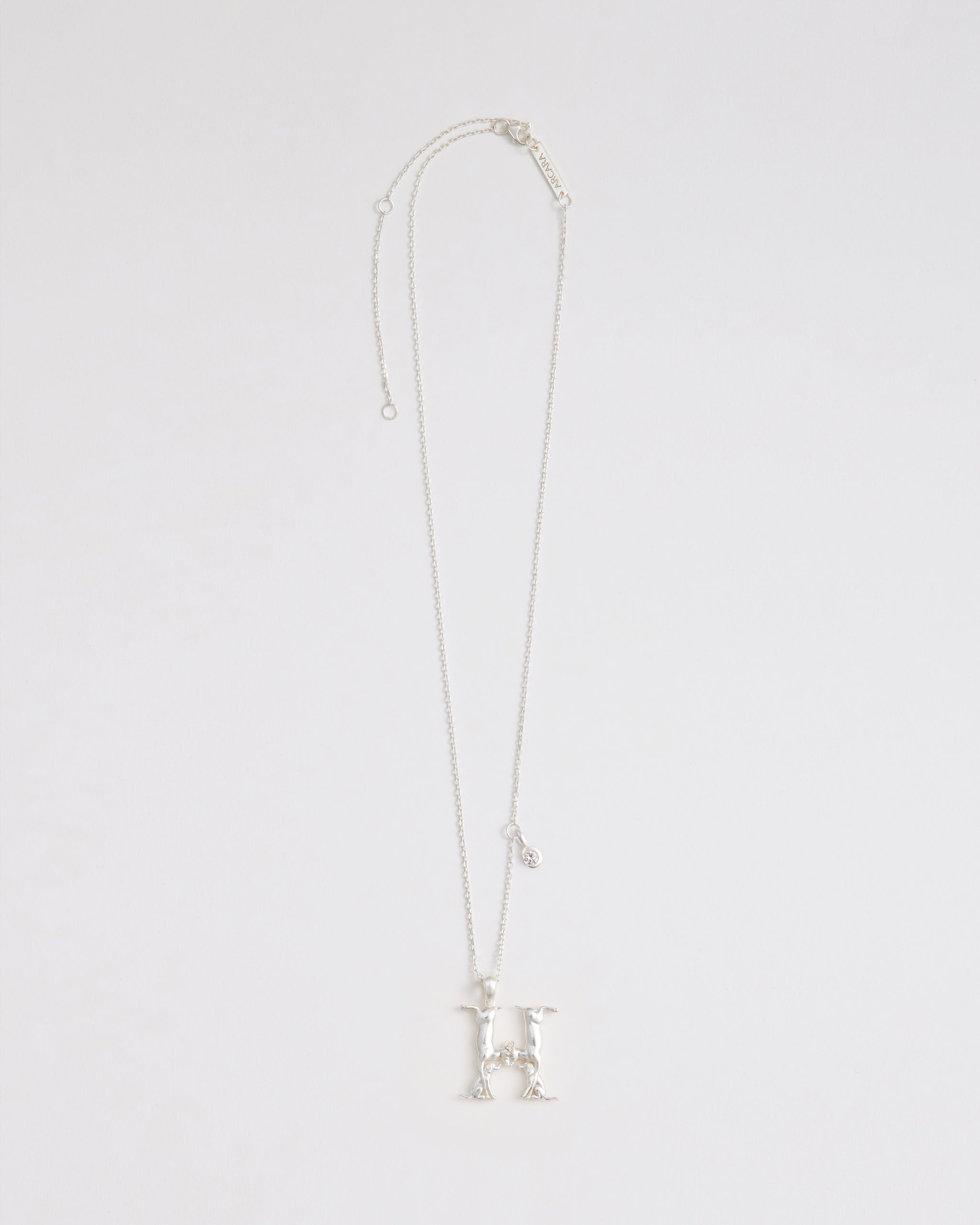 新品未開封！h LOGO NECKLACE KIKICHIC | NYC | Initial Letter H Necklace Sterling Silver in 18k