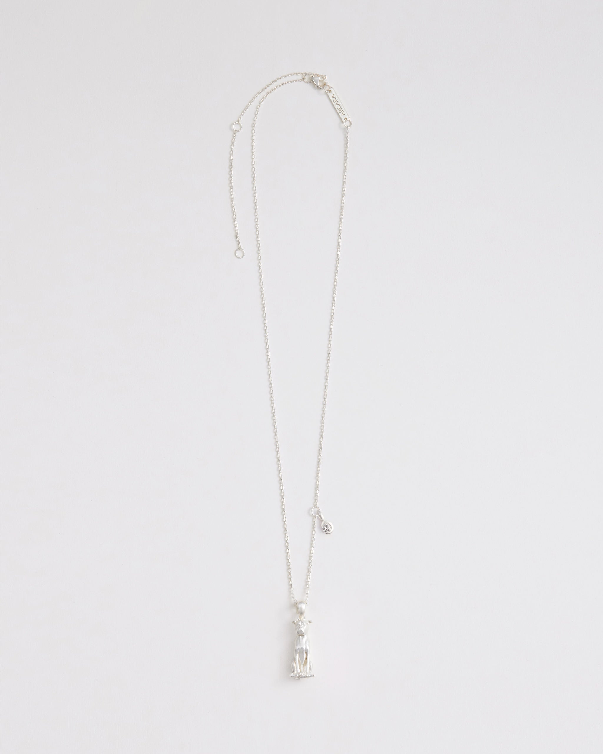 I Initial Necklace — The Bulldog | Gold & Silver | Arcara Paris