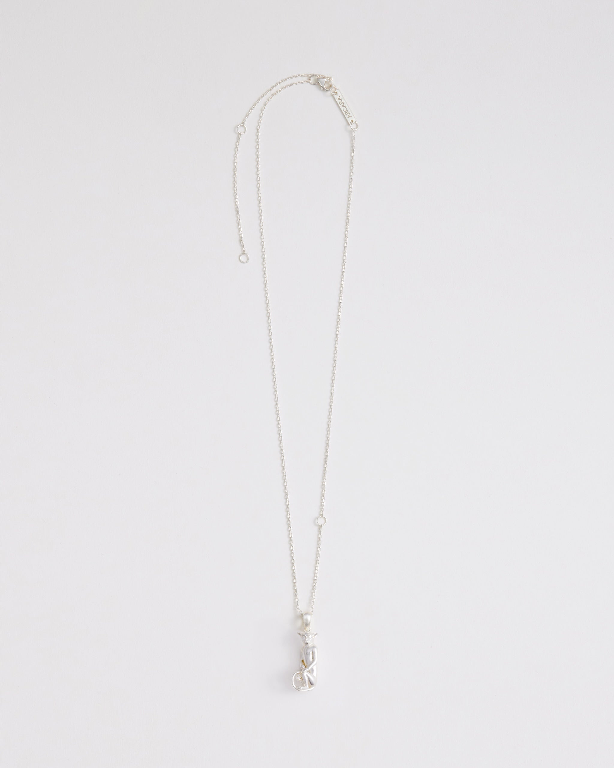 J Initial Necklace — The Vervet Monkey | Gold & Silver | Arcara Paris